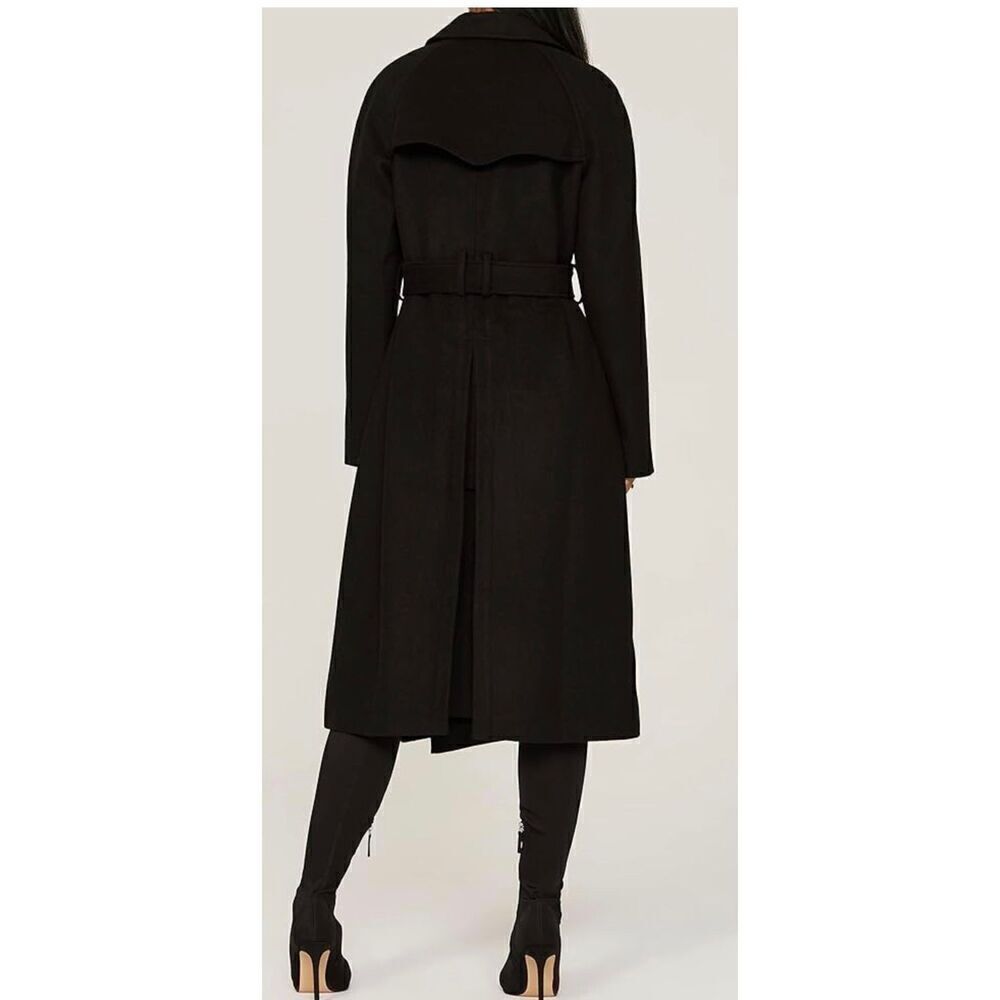 Adam Lippes RTR Design Collective Black Wool Coat - Picture 3 of 8